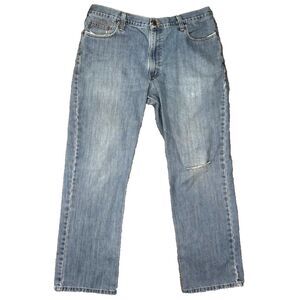 Carhartt Jeans‎ 40x32 Distressed Faded Relaxed Fit Rugged Flex Outdoor Workwear